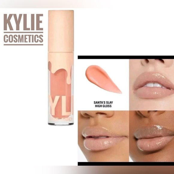 Kylie Cosmetics High Gloss #734 Limited Edition Santa’s Slay NWOB 0.11 fl oz - Picture 3 of 3
